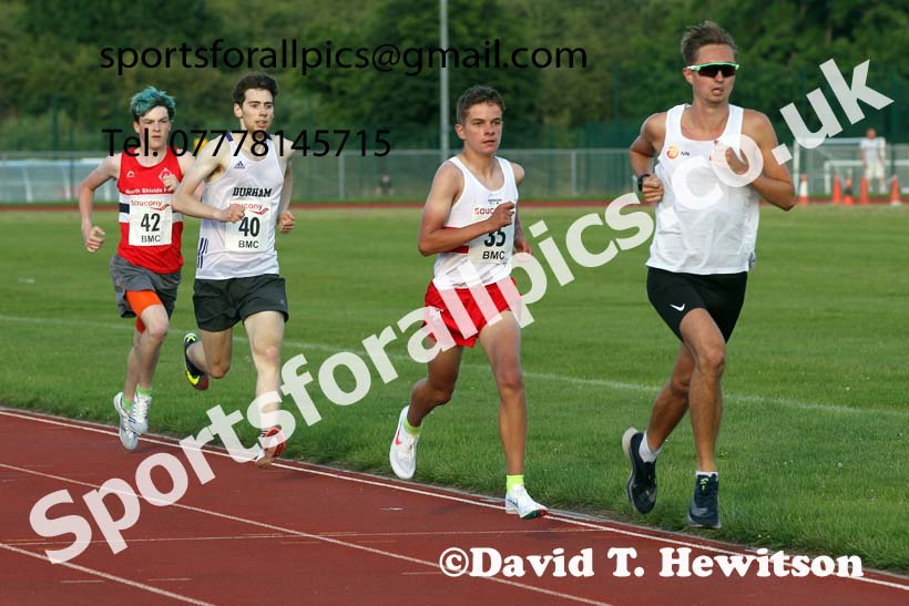 BMC 1500 metres, BMC, Chester le Street, July 19th. Photo: David T. Hewitson/Sports for All Pics